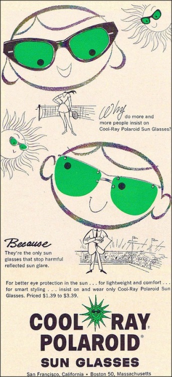 Polaroid Sunglasses, 1958