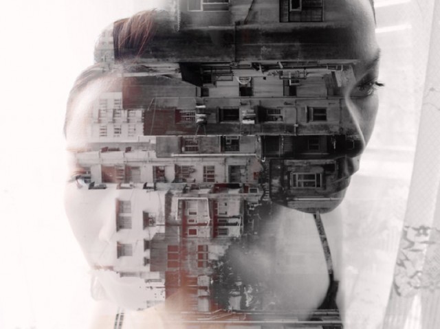 photojojo:  Loving the duality of these double exposure portraits by Japanese photographer, Miki