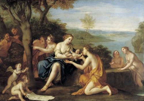 blushingkate: Birth of Adonis by Marcantonio Franceschini (1685-1690)
