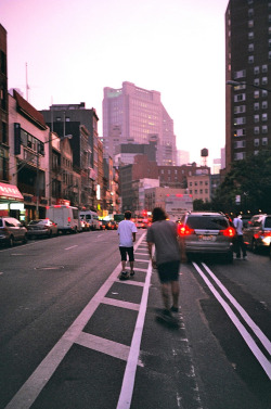 refluent:  pink sunsets in chinatown (by