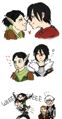 Itty Bitty Marian/Merrill Doodles. ;V;