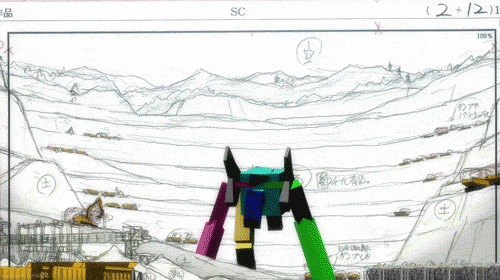 superash:  EVA-00 animatic
