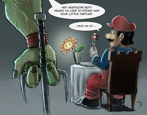 geekmythology:  Mario Learns the Meaning of Karma by ~jpzilla 