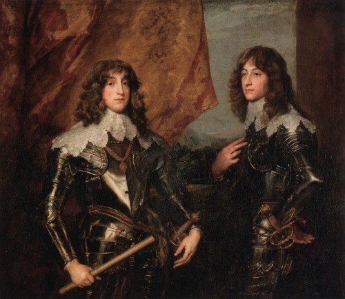 littleredcorvette1999: Portrait of the Prince Palatine Charles-Louis Ⅰ and his brother Robert I re