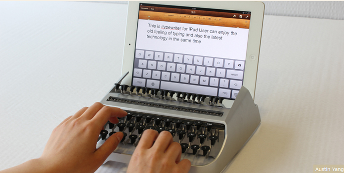 cole107:  【誰得】レトロ感溢れるiPad用アクセサリーのコンセプトがあまりにもアナログな件