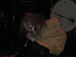 andpurified:  Niklas Kvarforth as “Ghoul” at their controversial Halmstad gig. 