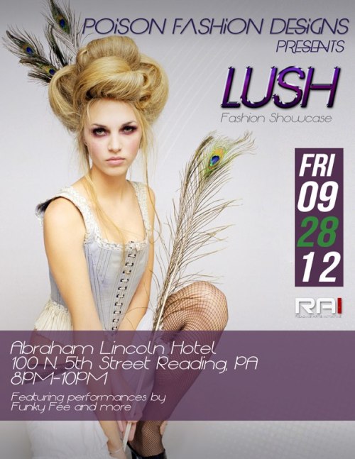 Lush Fashion Showcase In collaboration with the Reading Arts Initiative, Poison Fashion Designs brin