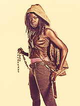Rick Grimes, The Governor, Daryl Dixon, Merle Dixon and Michonne Promotional Pictures