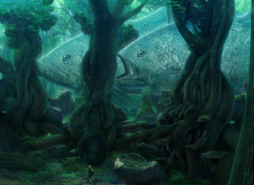 art-and-shenanigans:  Dance in the forest Niave by ~kakotomirai  