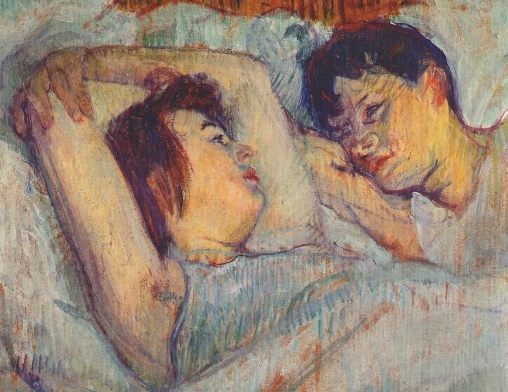 :  The Bed (1893), In Bed (1892), In Bed: The Kiss (1892), The Kiss (1892-1893), Henri