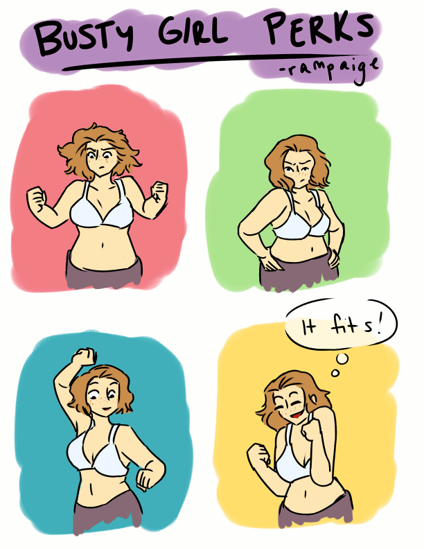 bustygirlcomics:  Bra-robics.  (200 comics!!)