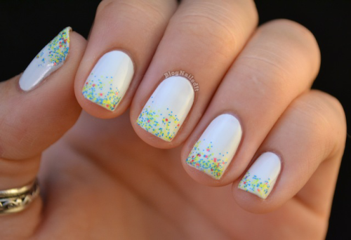 blognailedit: Scales and Snow, with inspiration from A Girl and Her Polish