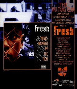 Back In The Day |8/24/94| The Movie, Fresh, Is Released In Theaters.