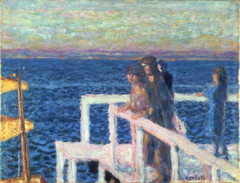 amare-habeo:  Pierre Bonnard (1867 - 1947) Jetty in Cannes (Le débarcadère de Cannes),