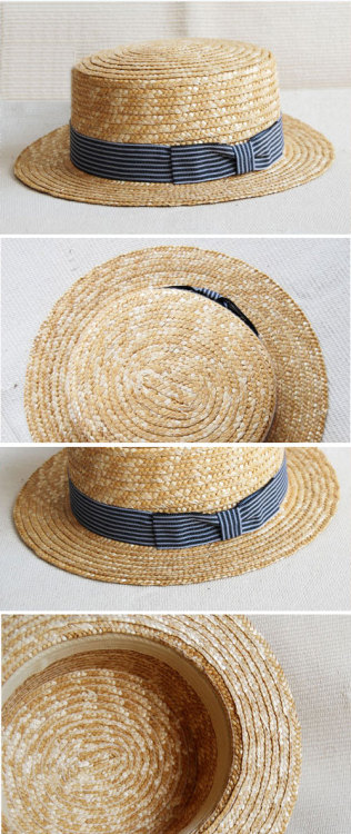 www.ebay.com/itm/High-Quality-Beach-Summer-Straw-Fedora-Trilby-Panama-Brim-Boater-Hat-/160867