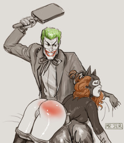 antiquerestgrimdark:  (via The Joker and Batgirl by misterjer - Hentai Foundry) 