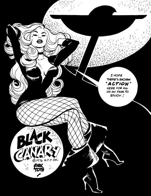 ilovecomiccovers: Another Black Canary by Alex Toth