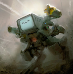 insanelygaming:  Adventure Time - Beemo Warrior