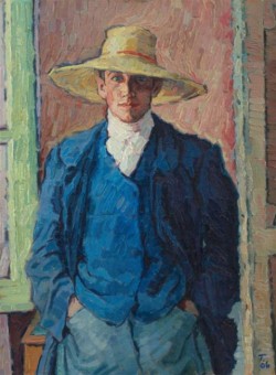 blastedheath:  Rudolf Tewes (German, 1879-1965), Self-portrait, 1906. Kunsthalle Bremen. 