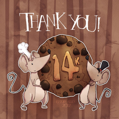 A 14k Thank You by *ZestyDoesThings A huge thank you to everyone on deviantART! =)