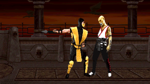Baraka Fatality I - Mortal Kombat 2 (GIF)
