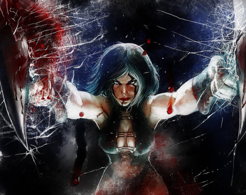 all-about-villains:  Mortal Kombat: Reptile & Sareena : by Jaggudada 