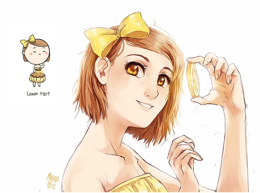 otakurockergirl:  Lemon Tart Meringue Mint and Chocolate Ice Cream Mojito Spaghetti
