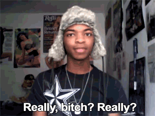 weareallswagless:  these girls walk into school like   and i’m like  because i walk like this 