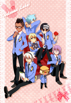 hostfujiokaharuhi:  Soul Eater meets Ouran High School Host Club? 