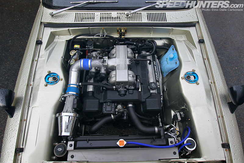 battlestanced:  Toyota 1U V8 swaped Hakosuka