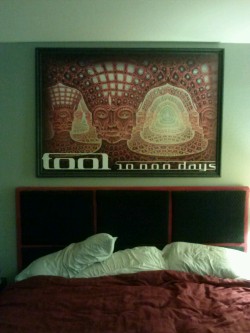 i-once-was-lost:  .the homie Amy framed her Tool poster. 