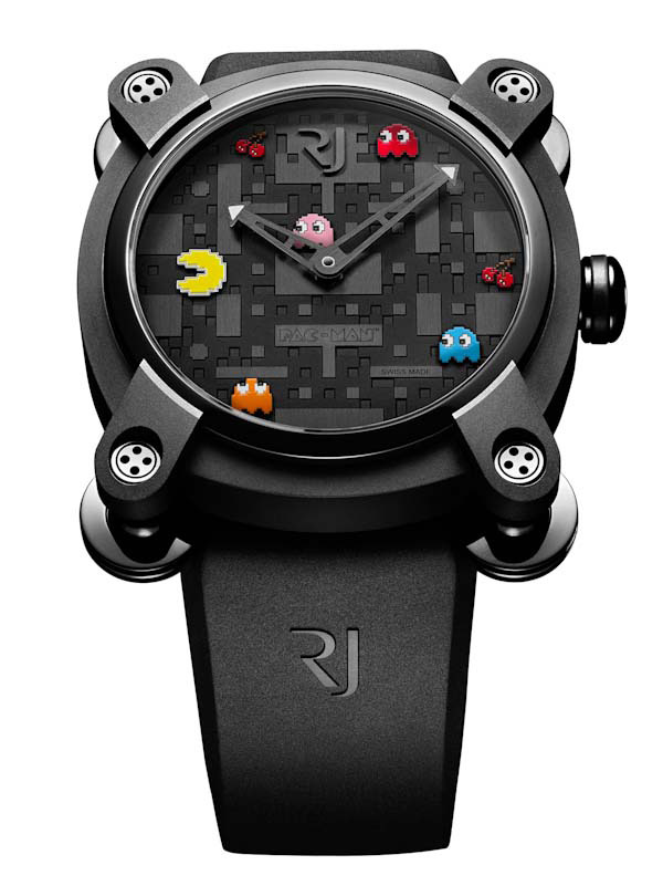 it8bit:  Pac-Man Watch Another timepiece by RJ-Romaine Jerome. Only 80 watches will