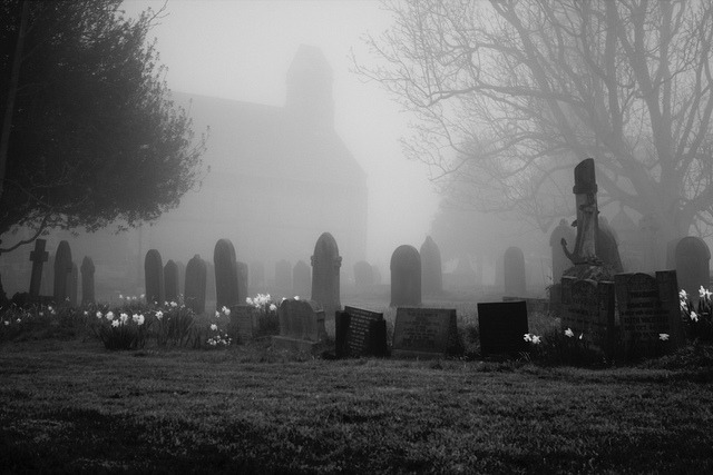 cemeterystories:  the boneyard by «mark» on Flickr. 