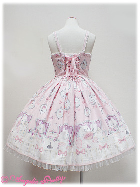 lolitahime:  Angelic Pretty x Imai Kira’s Collaboration: Cat’s Tea Party Dress is available for rese