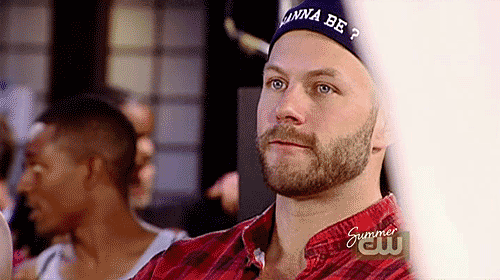 When I first read up on the new judges, I pretty much focused on Rob Evans. But, as this gif bears witness to, Johnny Wujek is pretty fucking doable as well. Even with the lisp. It’s so weird. Mr Jay and Miss Jay were funny in a sexless kind of