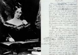 mirroir:  Handwritten draft of Frankenstein