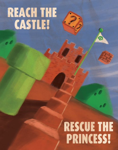 theawkwardgamer: Video Game Posters by Justonescarf Available for purchase on etsy.com