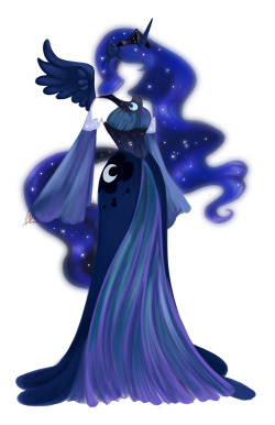 blatterburystreet:  My little pony cosplay concept…again! it’s turn of Princess Luna! XD 