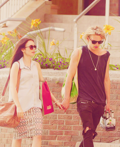 clarissawayland-blog:Jamie and Lily holding hands