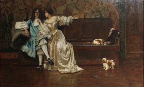thestuartkings: Charles II and Nell Gwynn By Rowland Holyoake