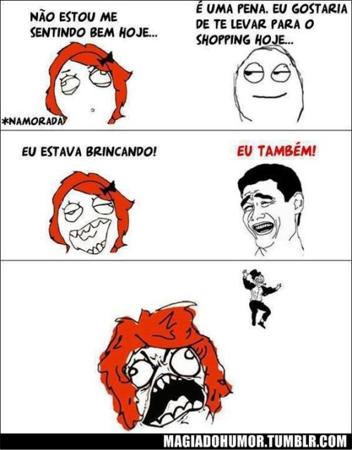 magiadohumor:  E aí, quem vai apanhar será ? EUHUEHEUE