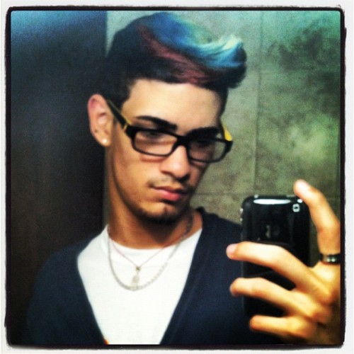 My interesting nerdy look (Taken with Instagram)