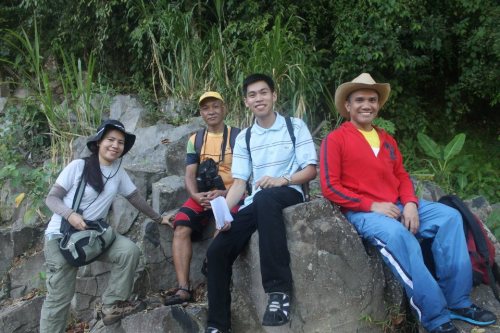 Field sampling at Cagayan de Oro, Philippines together with my co-researchers and conservationists. 