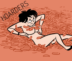 ehryel:  zachmorriscartoonart:  There’s also this lady who likes hot dogs…  