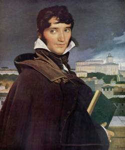 loverofbeauty:  Jean Auguste Dominique Ingres  Portrait of the Painter François-Marius Granet (1807) 