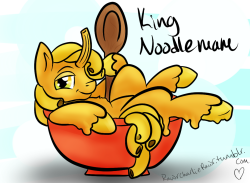 Since I can&rsquo;t reblog shit because I&rsquo;m dumb and it ends up on Ask-Lemontwist, HERE&rsquo;S KING NOODLEMANE, my entry for the 30 minute challenge.