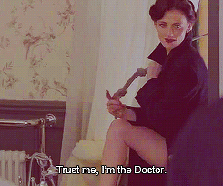 DOCTOR WHO AU; Lara Pulver/Irene Adler as the Doctorrequested by anonymousDEAD