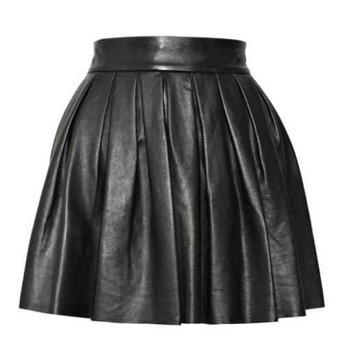 Trend Alert! Garter Leggings and pleaded leather skirts are a must have for fall!  Get the gart