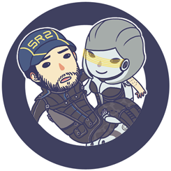 toy-panda:  So I made stickers. Yes, that is Javik/airlock and no, I don’t regret anything. 