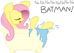 cocoa-bean-loves-fluttershy:  Flutterbat(h) by Derpwave. And here I am again, peeking in Fluttershy’s bathroom… o.o  Classic hyper-adorable pic omg &lt;33333